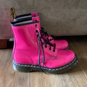 Hot pink Doc Martens